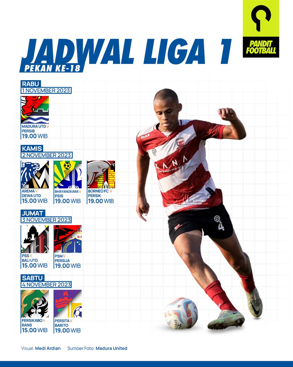 Putaran kedua Liga 1 sekaligus jendela transfer kedua musim 2023/24 dimulai hari ini. Laga antara Persebaya vs Persis yang rencananya akan digelar Kamis (2/11) diundur ke tanggal 13 Desember. Penasaran sama rekrutan-rekrutan baru klub nih 👀