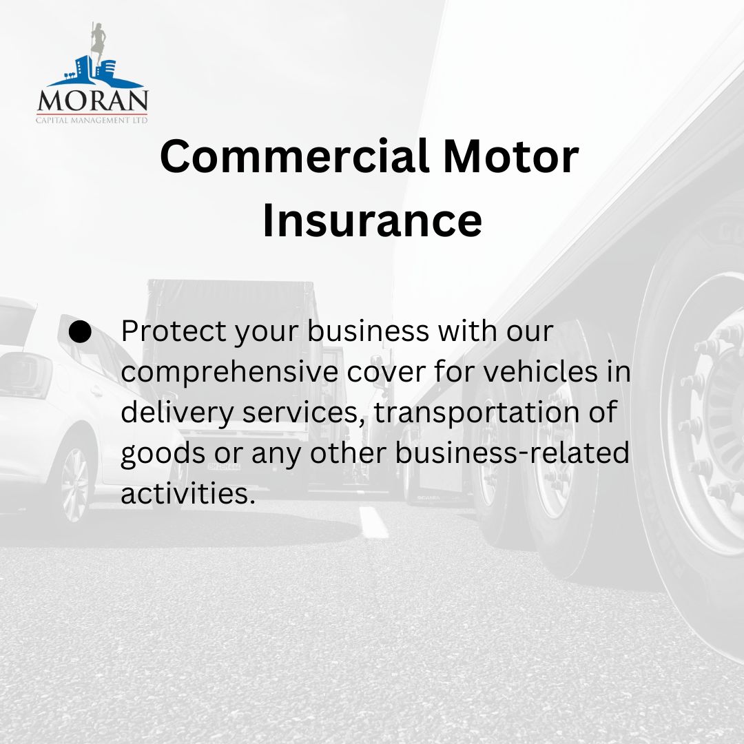 Moran_capital's tweet image. Driving success one policy at a time. Insure your business wheels with our commercial motor insurance! #protectiononthego #morancapital