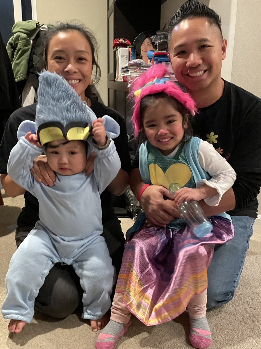 djrazs's tweet image. Happy Halloween! Our daughter Kameryn loves Trolls so much that she wanted to be Poppy and wanted her baby brother Jaylin to be Tiny Diamond. 😊 👻🎃 #Trolls #Poppy #TinyDiamond @AnnaKendrick47