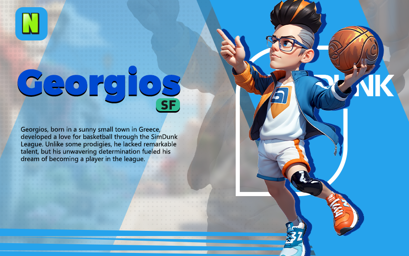 Meet Georgios A determined individual from a small Greek town, overcame his lack of inherent talent through relentless training and caught the eye of a retired coach. 👉get Alpha Test Pro role in discord.gg/simsports📷 to Earn Free NFT📷 💎