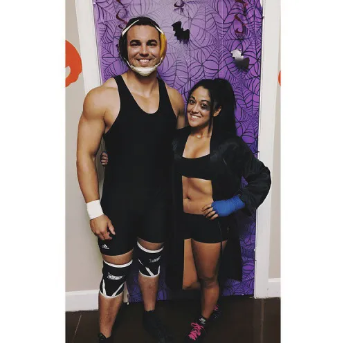 ProudSinglet's tweet photo. lovers not fighters #wrestlingsinglet #singletchallenge #halloween https://t.co/3Nwj4GQDTQ