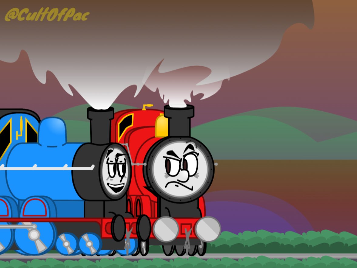 CultOfPac's tweet image. Edward And James are talking!! 

What about, you may ask? Well I can't say anything else...

..or I shall spoil the next story

#thomasandfriends #vect