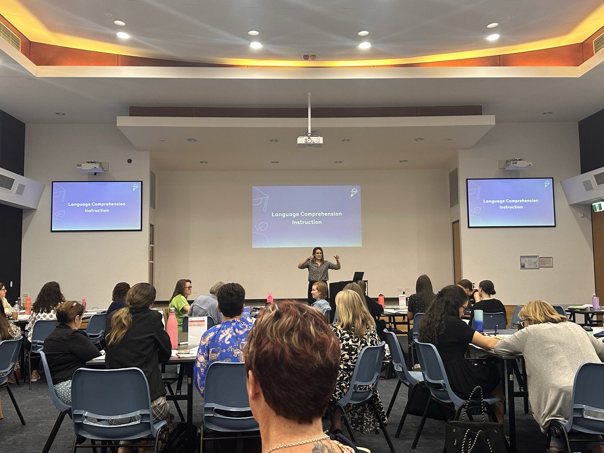 So excited for language comprehension instruction today from Jess <a href="/TeachWellAus/">Teach Well</a> 🤓