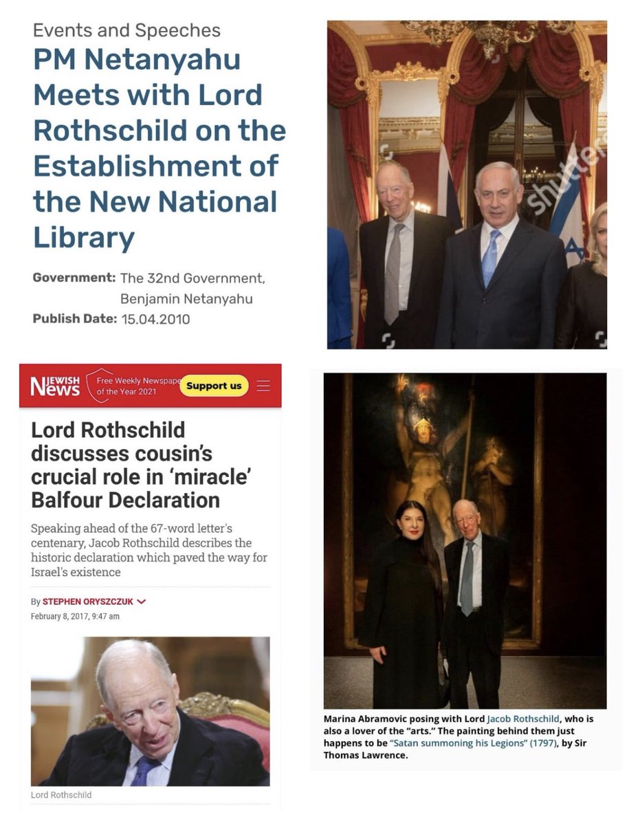 BabyD1111229's tweet photo. Do you know what the Balfour Declaration is…Is it true that the Rothschilds created Israel… did the Rothschilds own central banks & money 💰 https://t.co/cZFyvsN8Ck https://t.co/P49AIxcSHc