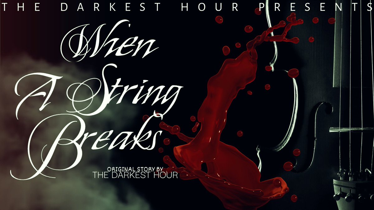 Less than an hour! Join me for the premiere of When a String Breaks ft. @DodgeTheGraveYT, @DanieDreadful & @DarekScary 📻 
youtu.be/_bROD6E33Lg?si…