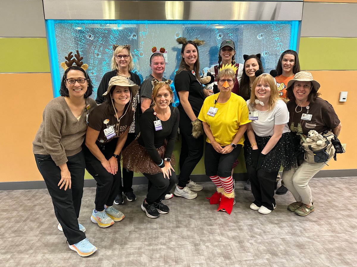 AprilWThompkins's tweet photo. Happy Halloween from the wild animals and zookeepers of the @WakeMed Children’s Hospital pediatric pharmacy zoo crew! 🎃👻🐼 https://t.co/s3ozSyLi6H