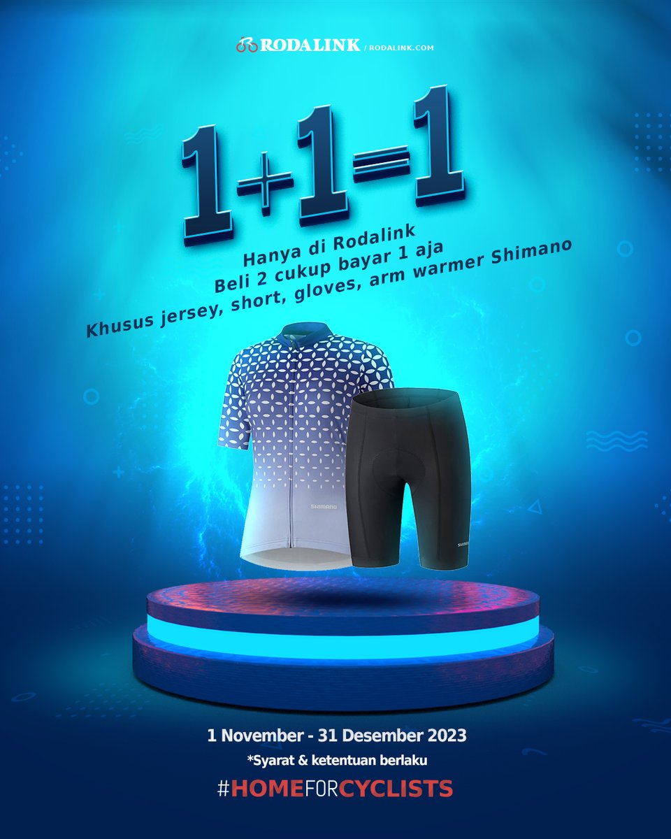 Rodalink_Ind's tweet photo. Sambut bulan November ini dengan penawaran terbaik dari Rodalink!🎉 Beli sekarang dan hemat lebih banyak

*Syarat dan ketentuan berlaku
Cek selengkapnya: https://t.co/BG3djkkmnz

#rodalinkindonesia 
#homeforcyclists 
#promonovember https://t.co/hSAcJGKdYu