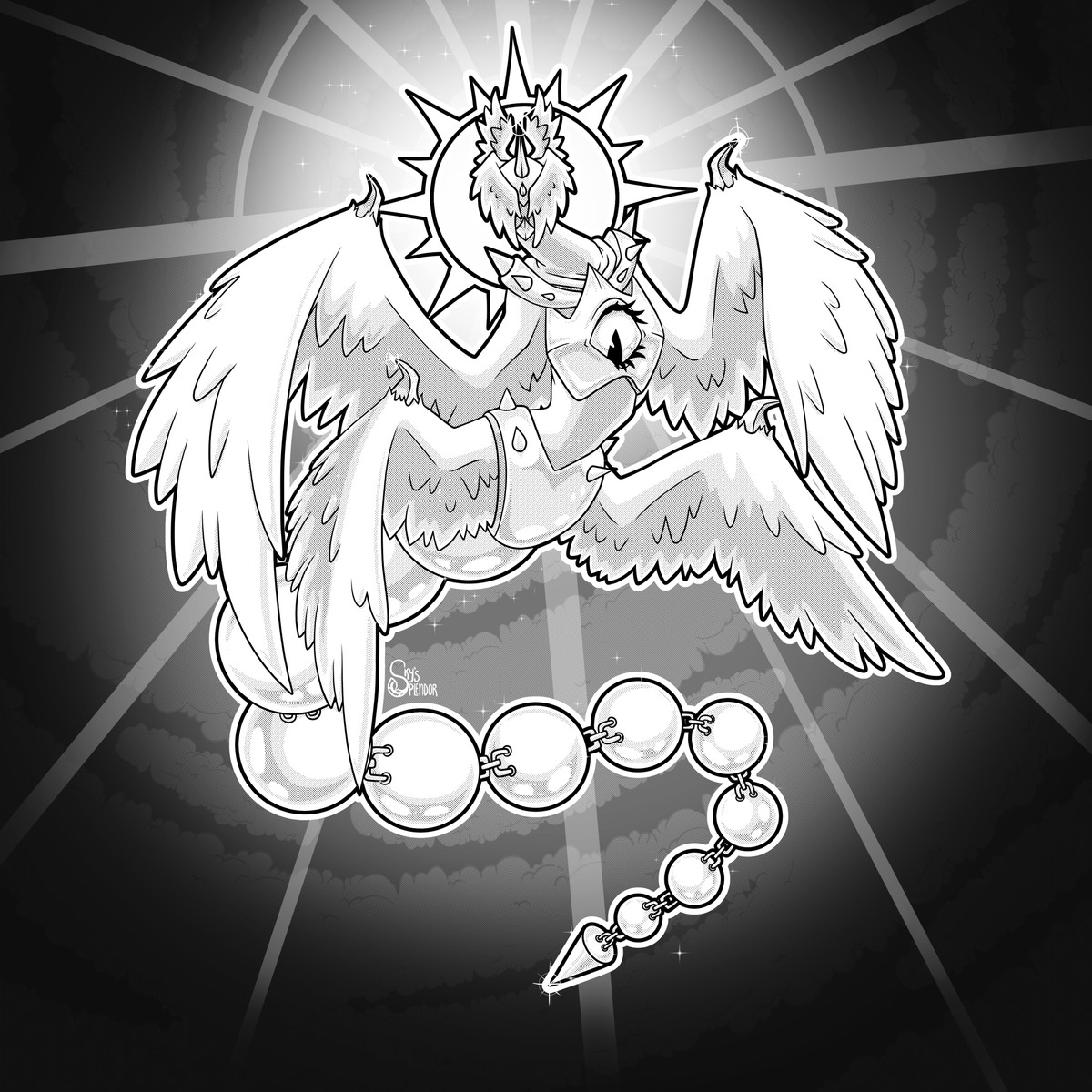 SkysSplendor's tweet photo. #Inktober 2023: Week 4

Last one! I played with tone in this illustration of... something. Are they here to help or harm? You decide. https://t.co/5VivrxOn1p