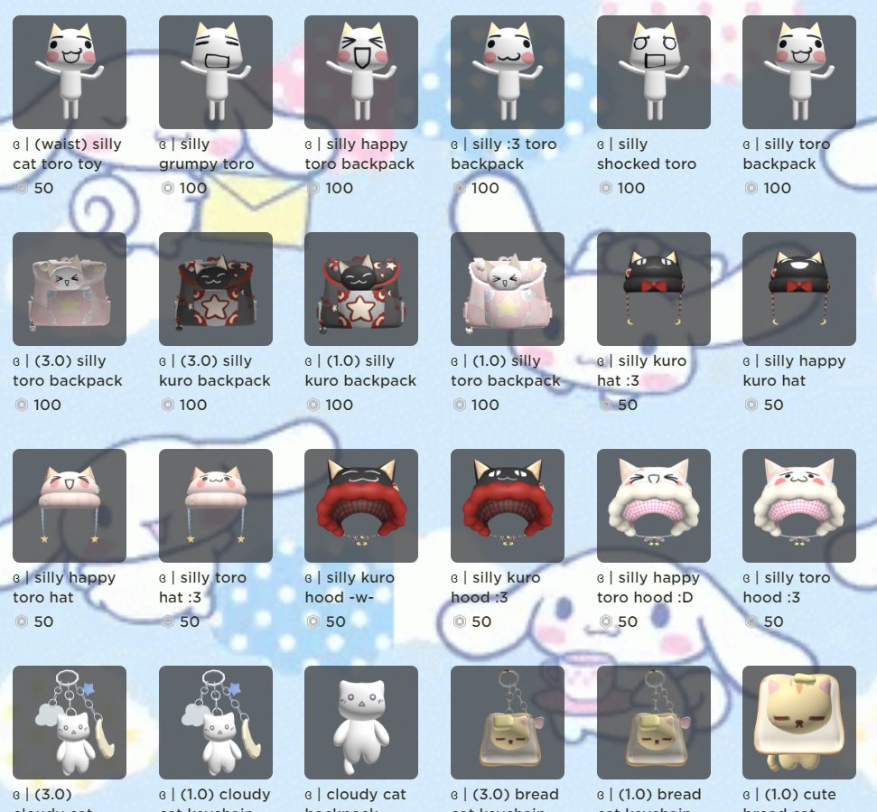 pwkaboos's tweet photo. ꒰ LATE POST BUT TORO ITEMS +  MORE UPLOADED AHHHH   - ♡ theres sm more on the second page kind of went crazy + matching outfits soon ♡
 ——————♡———————   

link: https://t.co/QmfQn6y2Wn… #RobloxUgc #robloxart #ugcConcept #ugc #Roblox #RobloxDev #robloxshowcase #robloxdesign https://t.co/08ofFPLWIG