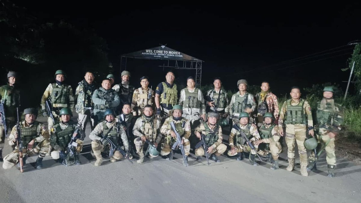 Manipur Police special commando have reached Moreh. They will carry out their duty. 

Everyone is on high alert in every sensitive zone. It is advisable to avoid creating any chaos in Imphal.