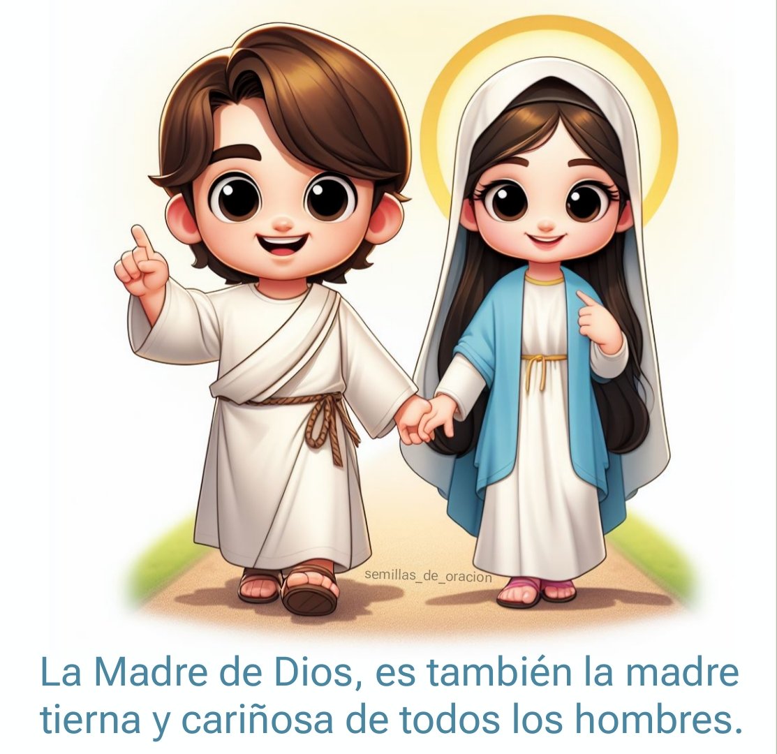 Caminemos con María y tendremos siempre la dulce compañía de Dios!!!

#semillasdeoracion #octubre #noviembre #jesus #maria #familia #dulces #niños