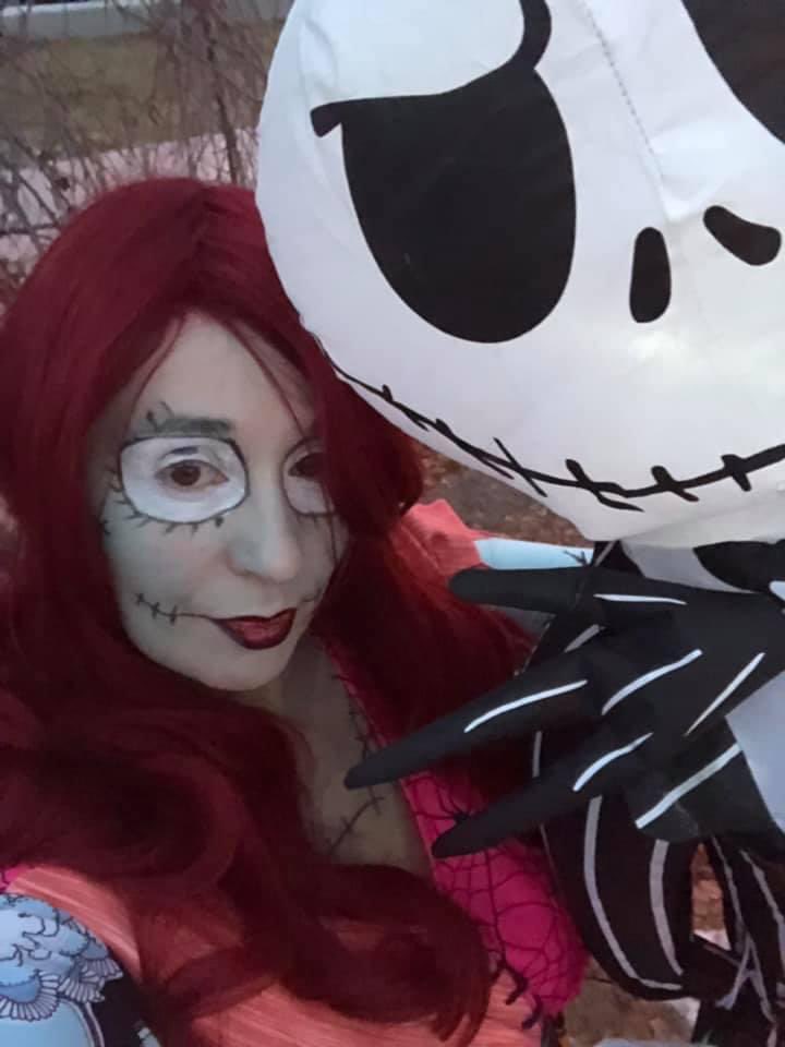 softnshiny's tweet image. #masterpancakehalloween old costume, from 11thLetterOfTheAlphabet, and our yard here in the Arctic this evening! @MasterPancake