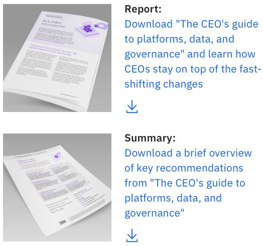 Platforms, data, and governance: Leading companies owe their success to platforms, and generative AI might be the key. It can revolutionize workflows and fuel true business model innovation. 
buff.ly/3FDaqjk 
#IBM #watsonx #GenerativeAI