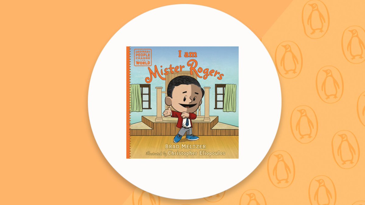 Penguin Kids (@penguinkids) on Twitter photo Happy #BookBirthday to I AM MISTER ROGERS by <a href="/bradmeltzer/">Brad Meltzer</a> & Illustrated by <a href="/ChrisEliopoulos/">Christopher Eliopoulos</a>
Beloved children’s television host Fred Rogers is the 31st hero in the New York Times bestselling picture book biography series for ages 5 to 9. Ages 5-9.
➡️bit.ly/3Fvf1E5 Happy #BookBirthday to I AM MISTER ROGERS by <a href="/bradmeltzer/">Brad Meltzer</a> & Illustrated by <a href="/ChrisEliopoulos/">Christopher Eliopoulos</a>
Beloved children’s television host Fred Rogers is the 31st hero in the New York Times bestselling picture book biography series for ages 5 to 9. Ages 5-9.
➡️bit.ly/3Fvf1E5