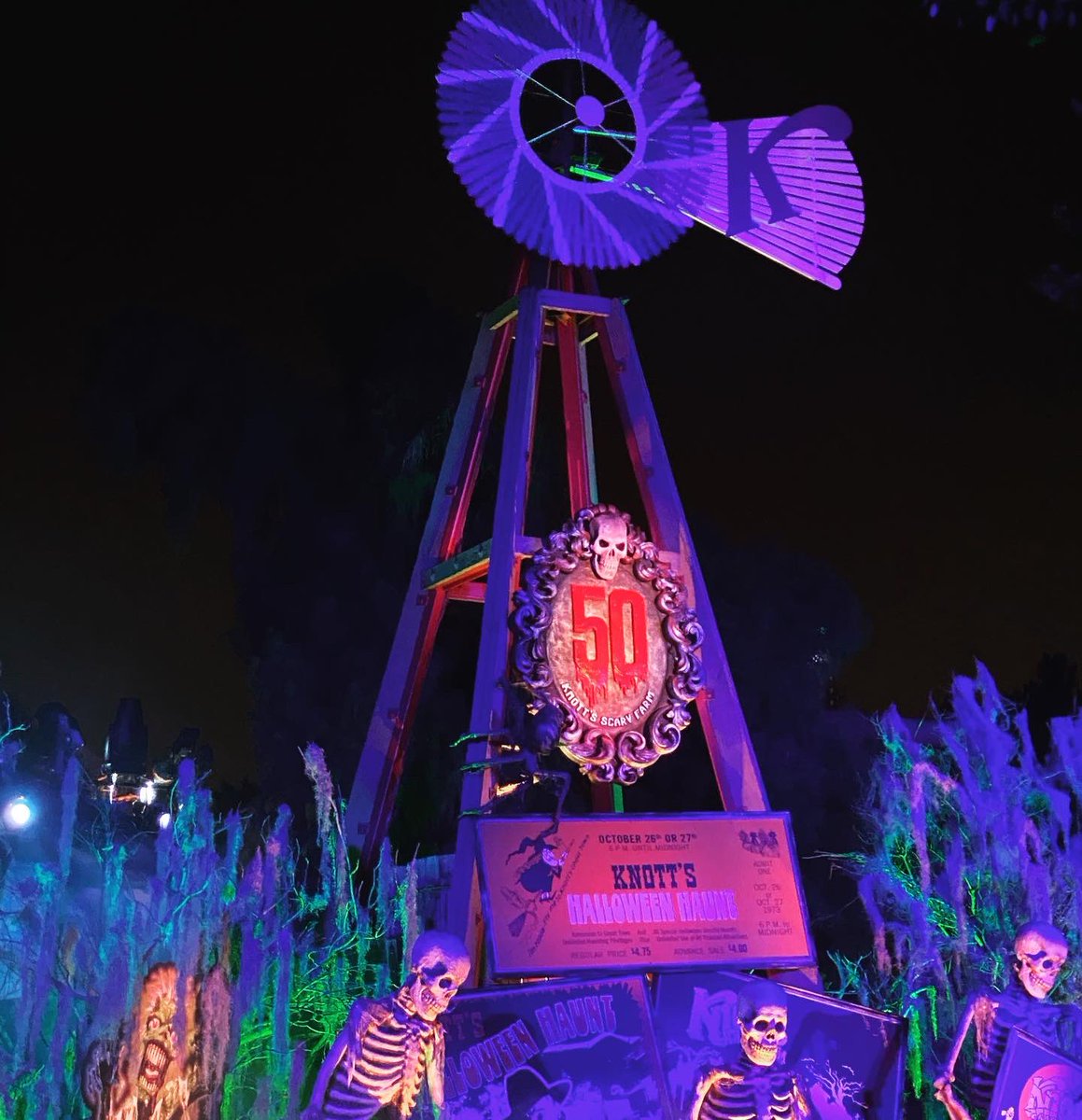 One of the freakiest &amp; most fun #Halloween events of the year is the 50th Anniversary of <a href="/knottsscaryfarm/">Knott's Scary Farm</a>.
