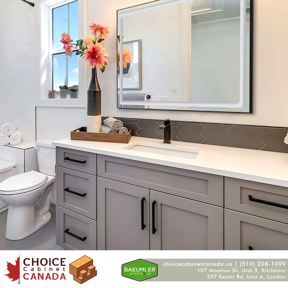 Premium quality cabinetry and quartz countertop for any space. Elegant. Affordable. Visit our showroom, website or call us today!

ChoiceCabinetCanada.ca 🏡

Kitchener - 107 Manitou Dr., Units 4-5
(519) 208-1099

London - 207 Exeter Rd Unit A
(226) 667-9706