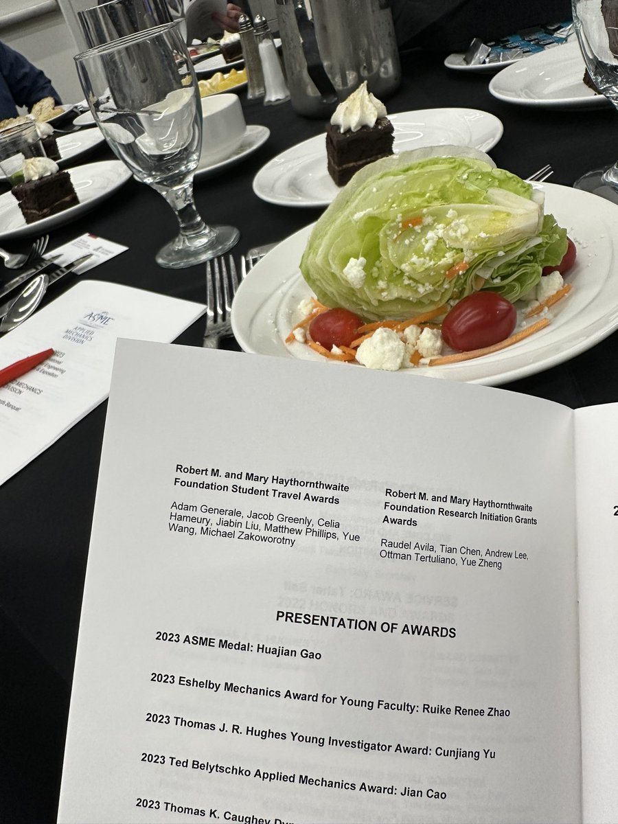 🎉Congratulations to Professor <a href="/timtianchen/">Tian "Tim" Chen</a> for receiving the Robert M. and Mary Haythornthwaite Foundation Research Initiation Grants Awards @ IMECE Conference!! <a href="/ASMEdotorg/">ASME.org</a>  
(Also thanks for the Robert M. and Mary Haythornthwaite Foundation Student Travel Awards!!)