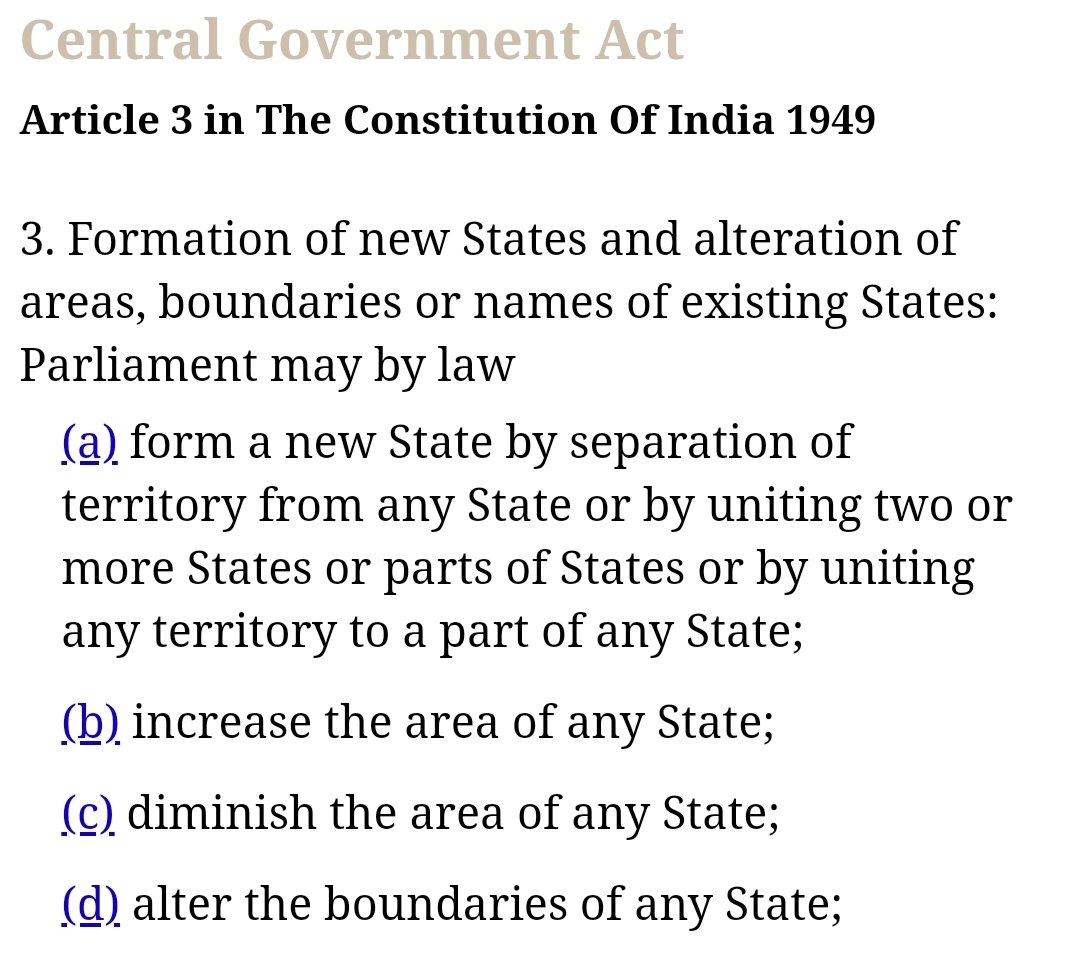 drsudhirn's tweet photo. Demanding separate state is not anti constitutional 
Article 3 of Indian constitution has provisions to create new states within India 
#TulunadState https://t.co/XY4GUgcDlw