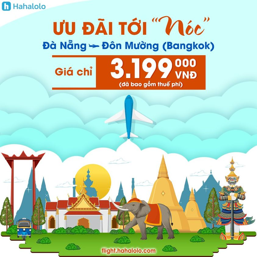 📷 MỞ ĐƯỜNG BAY THẲNG ĐÀ NẴNG - ĐÔN MƯỜNG (BANGKOK)
📷 Bay Thái Lan thật dễ dàng, đặt vé ngay hôm nay bạn nhé:  bit.ly/hahalolo-flight
#Hahalolo #hahaloloallinone #tourgiare #tour_giá_rẻ #vemaybay #vemaybaygiare #khachsangiare #VietnamAirlines #4StarAirline #4Stars4Yo