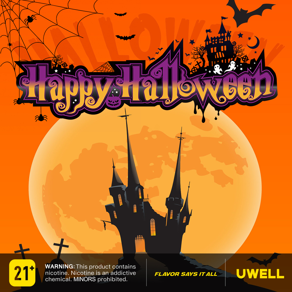 🎃 This Halloween, light up your night and
cast a spell with your vape

👻 No little goblins, just big vape clouds! 🌬️ Trick or
vape!

🍬 Wishing everyone a spooktacular Halloween! 🧙‍♀️

#halloween #VapingAdventure #FlavorBetweenFingers
#uwell #vapetime #vape #myuwell #caliburn