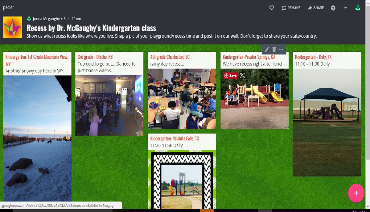 Excited to learn more ways to use <a href="/padlet/">Padlet</a> as a collaborative tool with other kindergarten classes. #Gaetc23