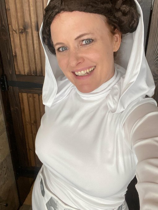 Happy Halloween 🎃.  The party on Saturday was great.  It snowed 9 inches and was really cold 🥶.  But<a href="/tag/starwars"class="tags"><span>#starwars</span></a><a href="/tag/redhead"class="tags"><span>#redhead</span></a><a href="/tag/halloween"class="tags"><span>#halloween</span></a><a href="/tag/milf"class="tags"><span>#milf</span></a><a href="/tag/sexycost"class="tags"><span>#sexycost</span></a>