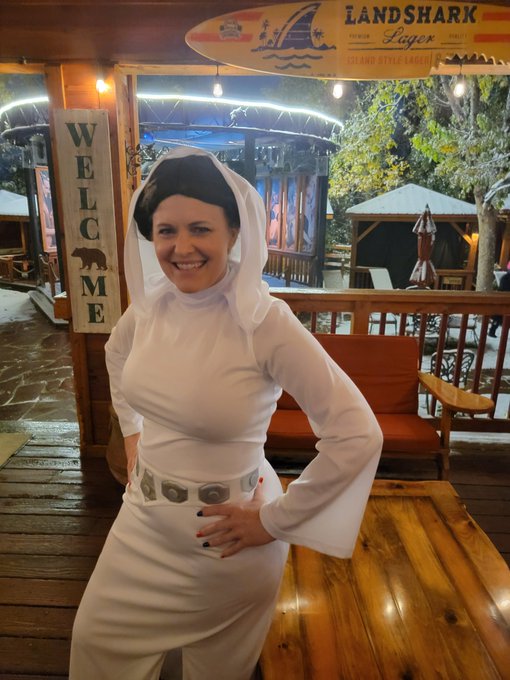 Happy Halloween 🎃.  The party on Saturday was great.  It snowed 9 inches and was really cold 🥶.  But<a href="/tag/starwars"class="tags"><span>#starwars</span></a><a href="/tag/redhead"class="tags"><span>#redhead</span></a><a href="/tag/halloween"class="tags"><span>#halloween</span></a><a href="/tag/milf"class="tags"><span>#milf</span></a><a href="/tag/sexycost"class="tags"><span>#sexycost</span></a>