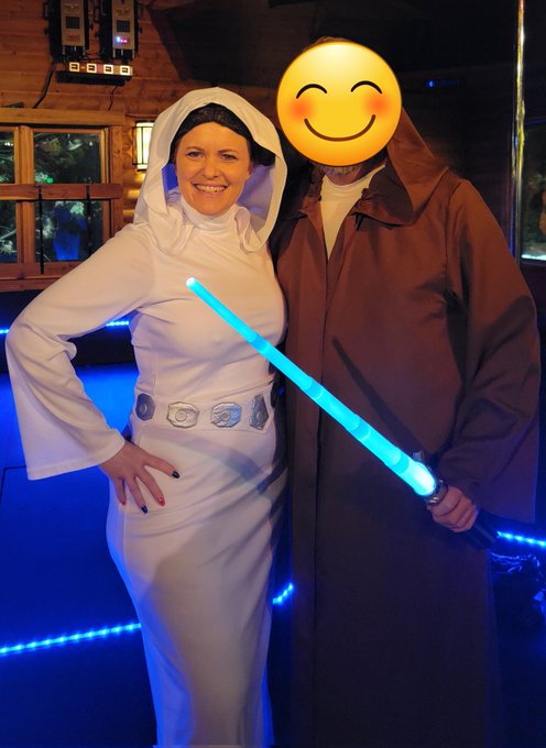 Happy Halloween 🎃.  The party on Saturday was great.  It snowed 9 inches and was really cold 🥶.  But<a href="/tag/starwars"class="tags"><span>#starwars</span></a><a href="/tag/redhead"class="tags"><span>#redhead</span></a><a href="/tag/halloween"class="tags"><span>#halloween</span></a><a href="/tag/milf"class="tags"><span>#milf</span></a><a href="/tag/sexycost"class="tags"><span>#sexycost</span></a>