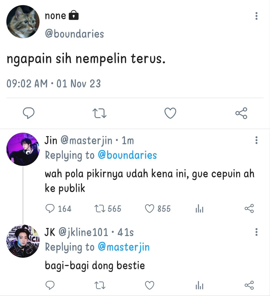 ryrubymin's tweet photo. Onetweet from hope soul au

Kangen gk?? Aq kangen sih.. https://t.co/8Wi0QBlYdW