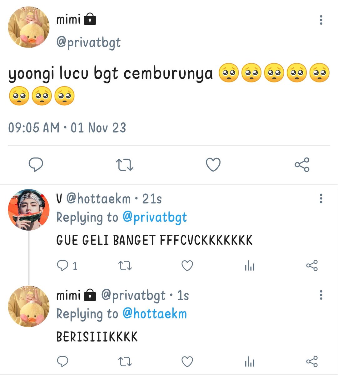 ryrubymin's tweet photo. Onetweet from hope soul au

Kangen gk?? Aq kangen sih.. https://t.co/8Wi0QBlYdW