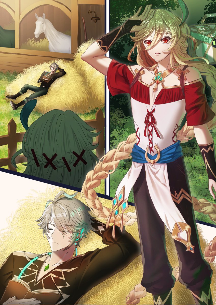 rialynkv's tweet photo. my 2nd part for #haikavehbb #haikaveh 

Art for hkvh Rapunzel AU fic by @cup_of_comfort https://t.co/iD65nFkg64