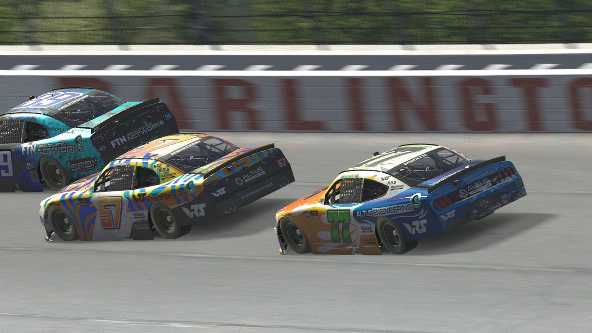 A great rebound week, putting it on the podium with a P3 at Darlington. Decided to go with a very high risk tire strategy and it paid off! 

#WeAreAltus @ENASCARGG @iRacing