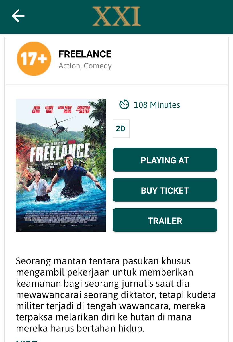 WKWKWKWKWWKWKWKWKWKWKWKWKWKWK

Kok malah jadi sangat menarik untuk ditonton yaa 🤣

Masih tayang di bioskop.