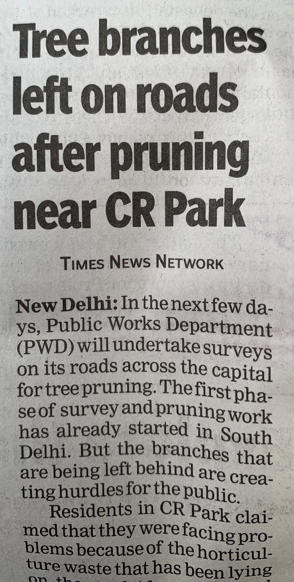 CaptMrinalC's tweet photo. Now it’s a volley game bet #PWD &amp; #MCD as to who shud clear t mess ! Almost TWO weeks pruned branches lies unpicked short of being turned into compost. 
When wl this pathetic attitude end?
It’s a hindrance for Aam Aadmi, does anyone care? @AamAadmiParty @AamAadmiParty @CMODelhi https://t.co/E1zCZNGU3F
