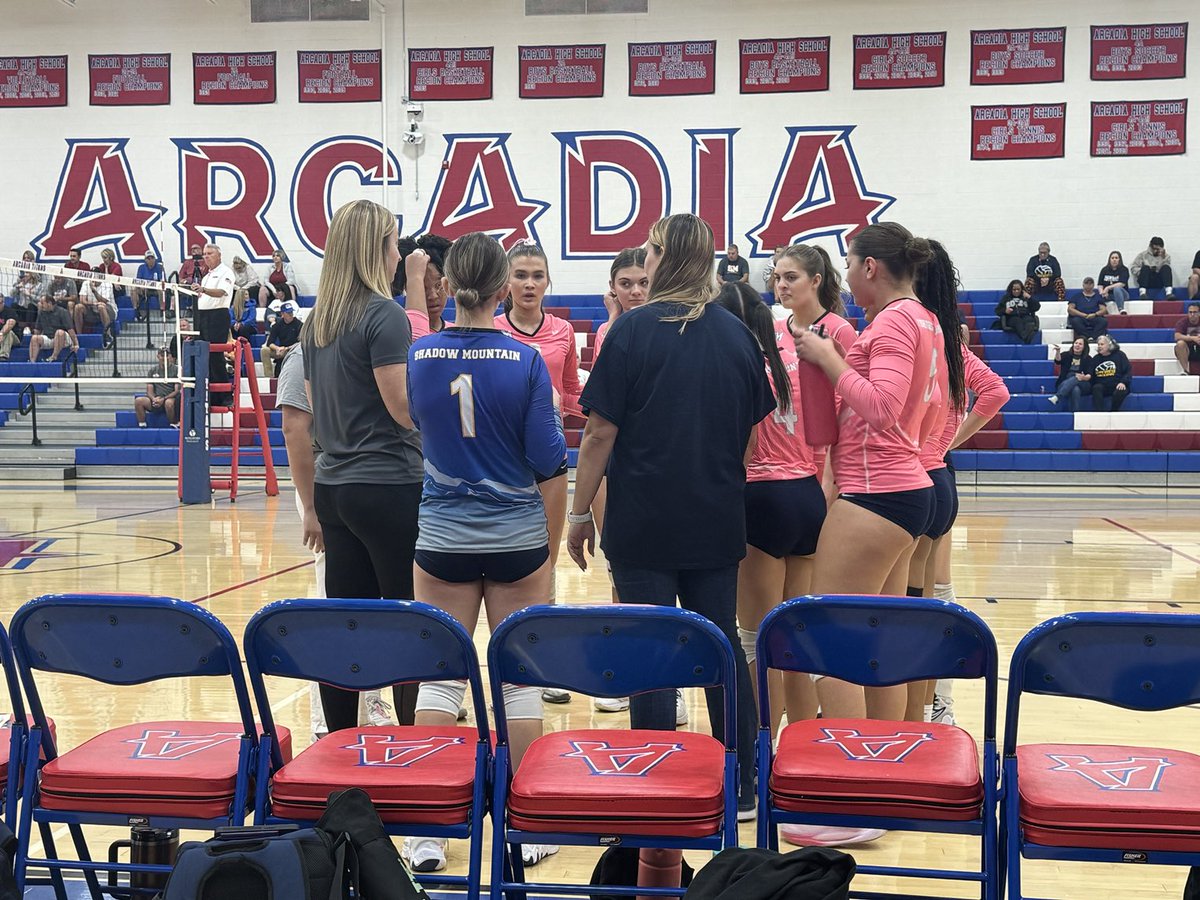 PVUSDATHLETICS's tweet photo. ⁦@matadorsvb⁩ vs Arcadia HS 4A Play In 🏐 - Go Matadors! ⁦@pvschools⁩ ⁦@SMHSMatadorPTC⁩ https://t.co/JWYqwlSITn