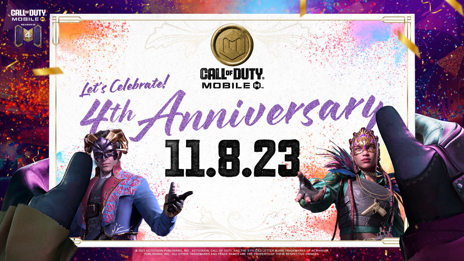 Join the Celebration in Call of Duty: Mobile Season 10 — 4th Anniversary