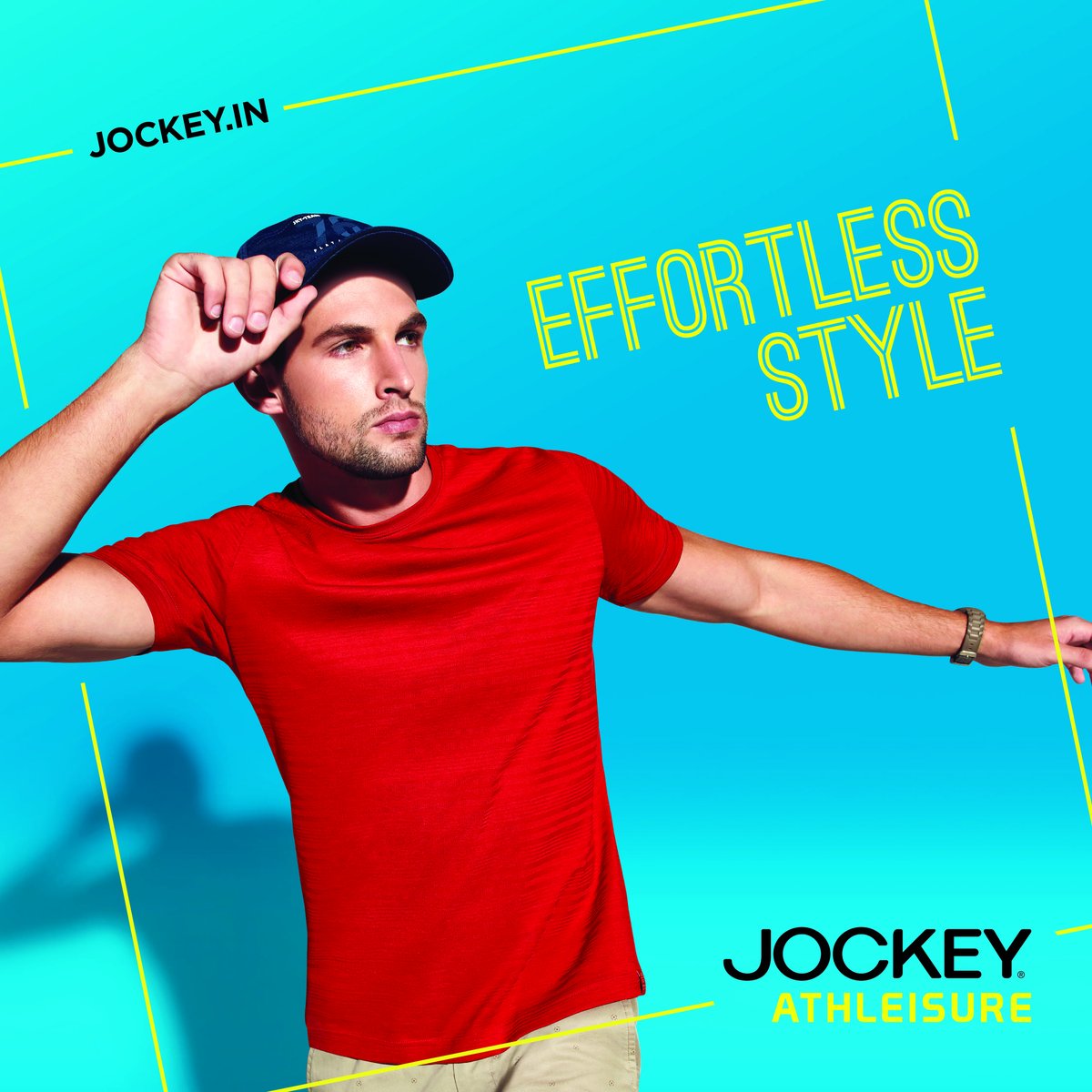 JockeyIndia's tweet photo. No stress, just comfy tees and good times. 👕❤️Explore our vibrant collection of cotton t-shirts today.

#EssentialsMadeAmazing https://t.co/6aUhnYqR9w