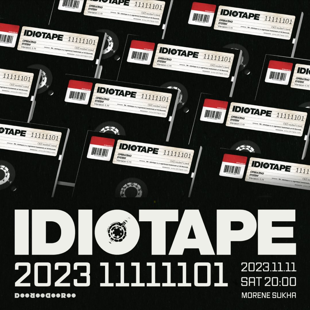 [party_alert]
2023.11.11. 20:00
instagram.com/morene__sukha/

[ticket_open]
2023.11.02. 18:00
smartstore.naver.com/chsvh/products…