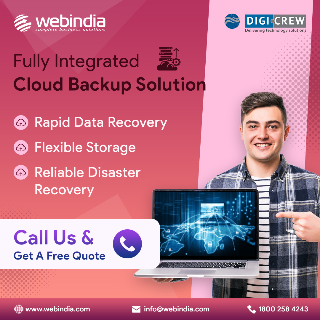 webindiaservice's tweet image. We protect your Business data securely and affordably with our backup experts.
#Backups #cloudbackup #cloudbackupservices #businessdata #backupexperts #databackup #cloudbackupsolutions #dataprotection #webindia #digicrew