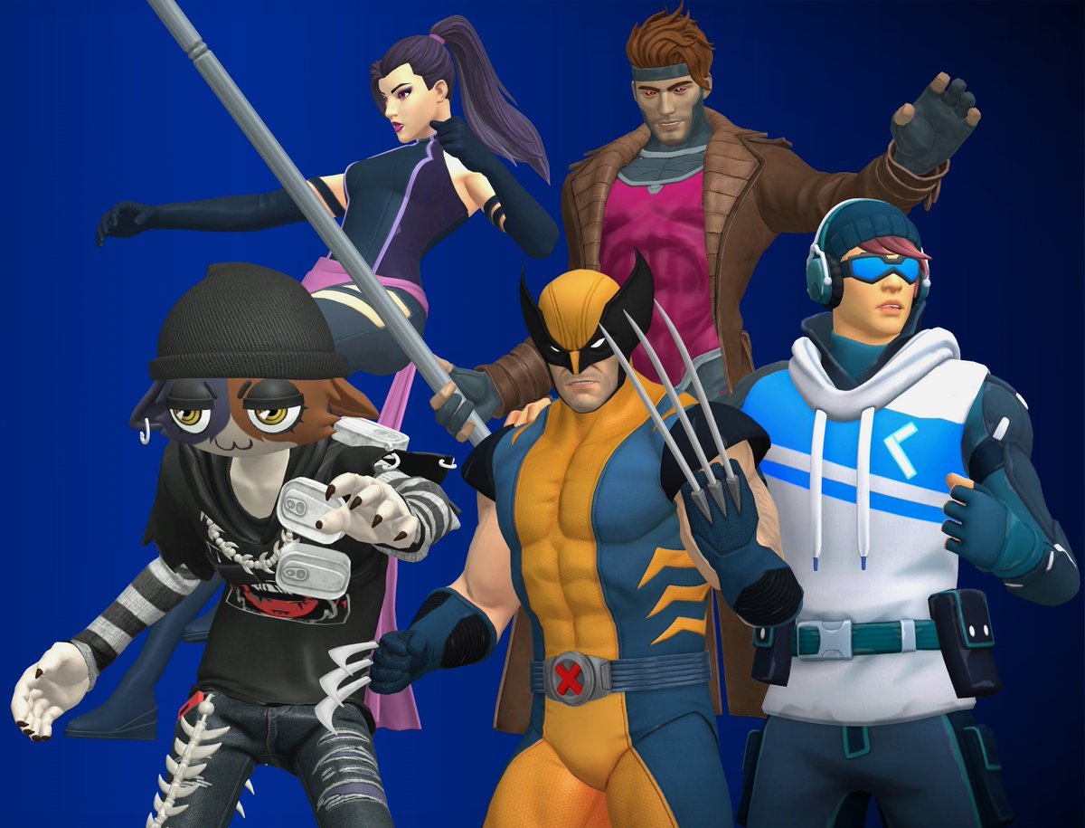 ElectricFox37's tweet photo. I love my X-Men
Gonna try to do some more Marvel stuff
#xmen #marvel #wolverine #psylocke #gambit #fortnite #pointpatroller #meowskulls https://t.co/mf9NUSjWbi