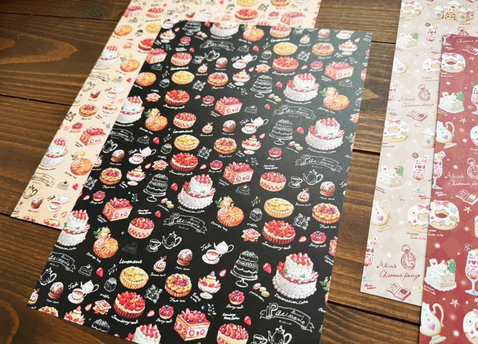 デザフェス58での新作A4のデザインペーパーを先行販売します!両面印刷の裏表色違いのデザインで3種類をご用意しました是非実物を見に来てくださいねブース番号E-13出展日両日出展名sakurabaCAFE#デザフェス58#アリス #純喫茶 #イラスト#色鉛筆 #スイーツ 