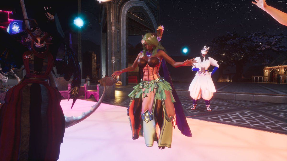 JamieZeppetella's tweet photo. Fern do you remember this party in the hyborian lands lol. I dressed as you tonight. For our in game party. @CriticalRole @ConanExiles https://t.co/5amzLsUZE9