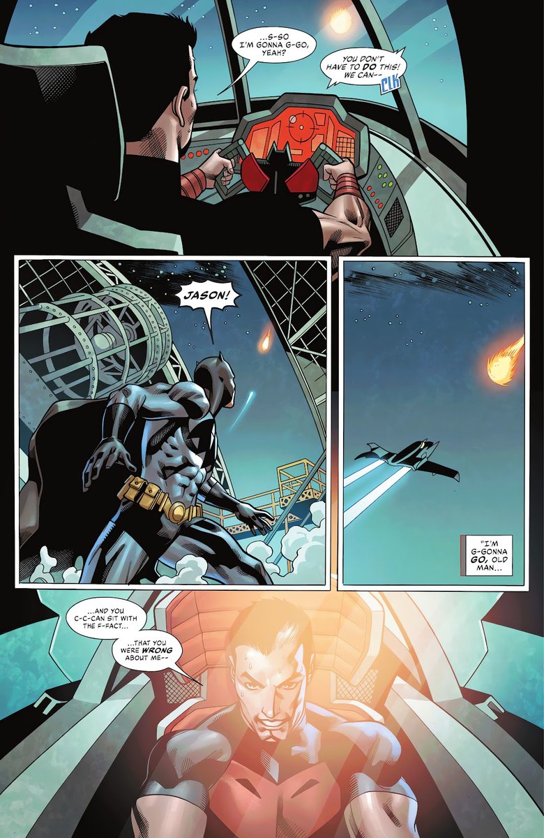 King_Hyperion89's tweet photo. DC Comics Batman/Catwoman: The Gotham War: Scorched Earth

Gotham Rogues with equipment from the Batcave terrorize the city. Nightwing, Robin and the Batfam engage them. Red Hood intercepts a meteor headed towards Gotham. Catwoman dies? No she's ok.

#DCComics #Batman #GothamWar https://t.co/ZbVqBcTLnY