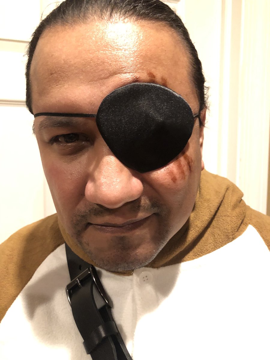 LeoII3101's tweet photo. nick furry says Happy Halloween Mothafuckas!!! https://t.co/CrQDsQ6h0E
