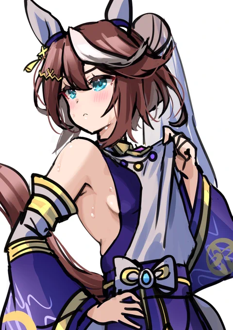 テイオーさんラフ