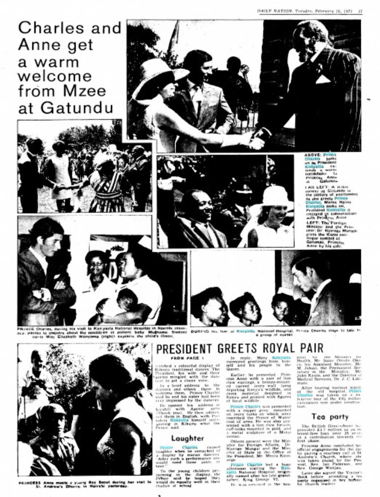 <a href="/Reuters/">Reuters</a> 2/
<a href="/NationAfrica/">Daily Nation</a> coverage of Prince Charles' visit to Gatundu, Feb. 1971.