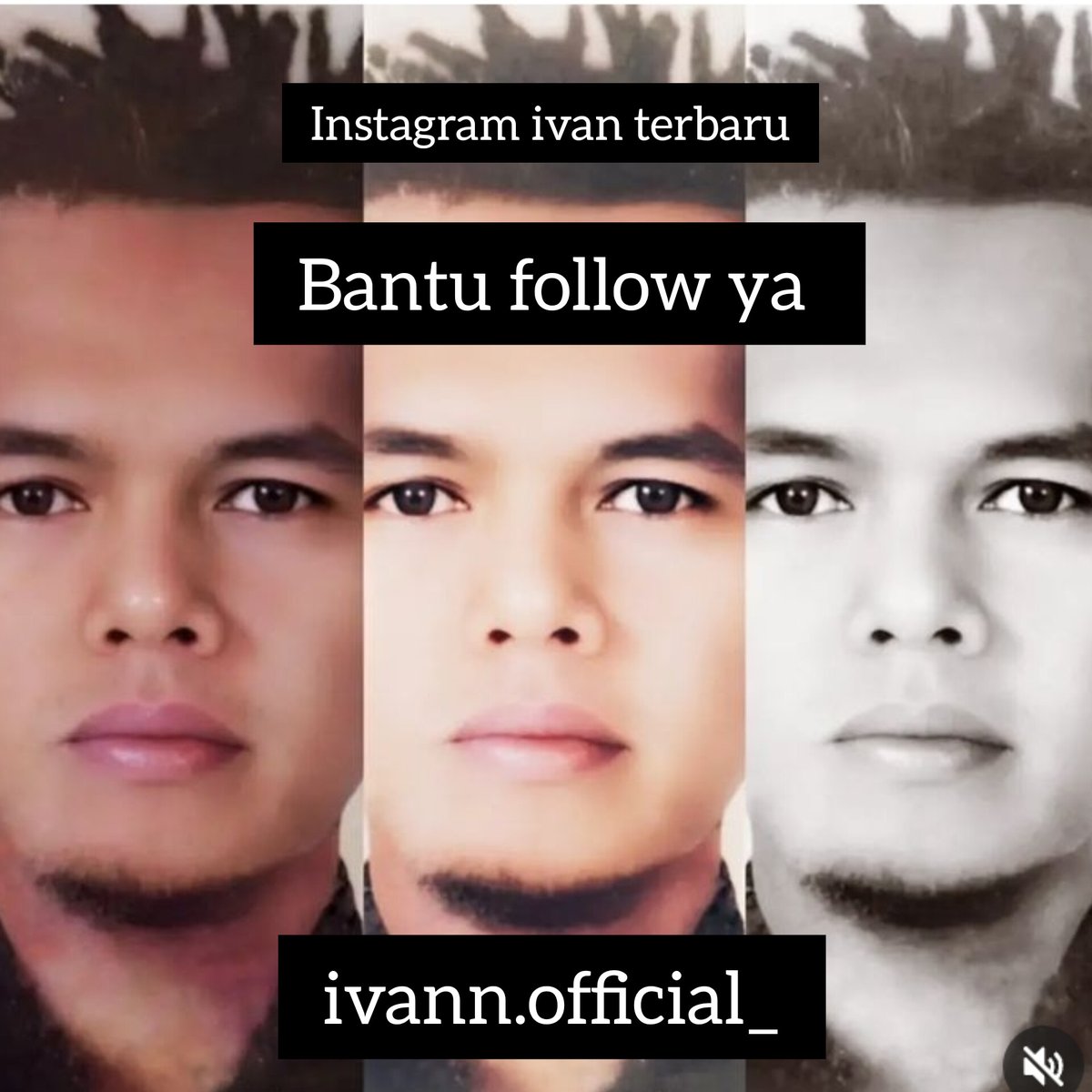 Bantu follow akun baru ane . ya  instagram.com/ivann.official… 
SALAM SEHAT BUAT KITA SEMUA