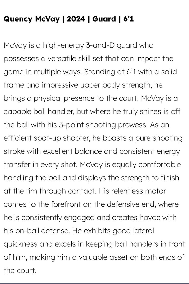 Appreciate @NXTPROHoopsOK for the write up can’t wait to display what else I can do starting nov 4th 🤝🏽 <a href="/CBF_iHoop25/">Creed Flowers</a> <a href="/DeAngeloAnder10/">Oklahoma Chaos Hoops_Elite</a> <a href="/BMDUBOSE/">Brandon Dubose</a>