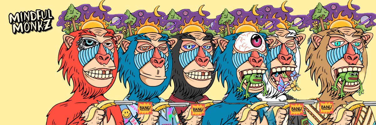 CBRNOIR's tweet photo. @NFT_MC_MA @mindfulmonkz @_Addy_Daddy_ @MrJayCroft @Digidreamer_ETH We don't want any trouble just put the bananas in the bag. Have you ever seen a monkey cramp? 2 bananas daily, never cramp. ๐๐๐
I'm building an Army. #Nanners https://t.co/RMlygFmh9d