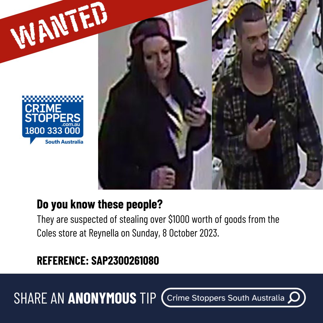 Crime Stoppers SA tweet media